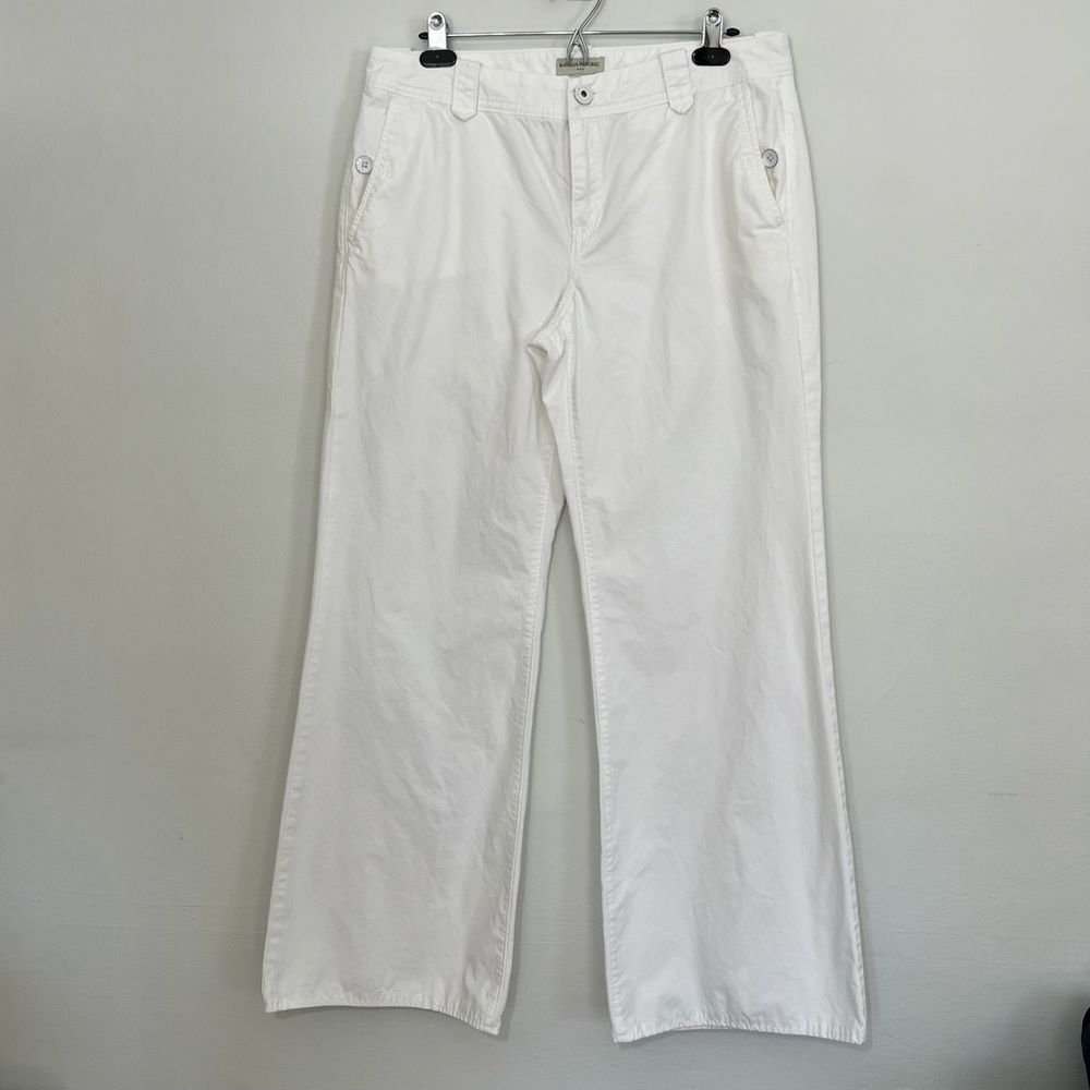 BANANA REPUBLIC Wide Leg Cotton Pants